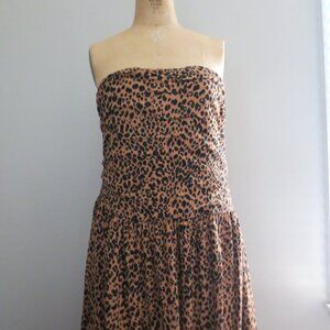 Universal Thread Leopard Print Maxi Dress